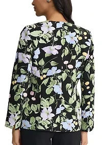 Women's One Button Split Sleeve Jacket