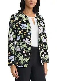 Women's One Button Split Sleeve Jacket