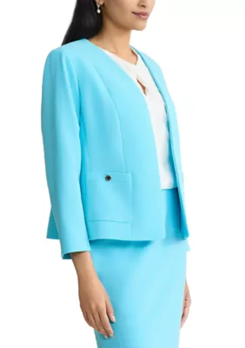 Women's Stretch Crepe Cardigan Jacket