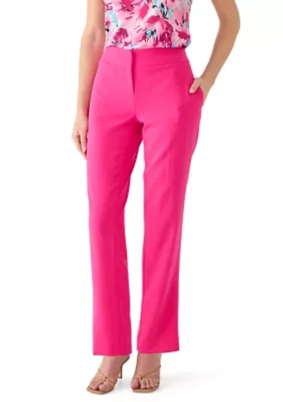 Women's Straight Leg Slim Fit Trousers