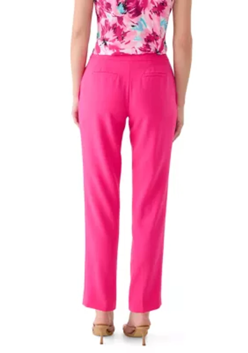 Women's Straight Leg Slim Fit Trousers