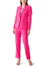 Women's Straight Leg Slim Fit Trousers