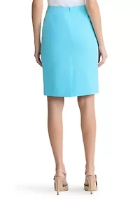 Women's Zip Slim Skirt
