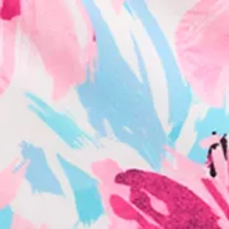 Women's Cowl Neck Print Top