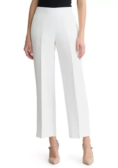 Petite Pull On Slash Pocket Wide Leg Pants