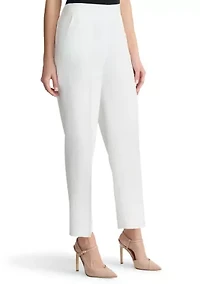 Petite Pull On Slash Pocket Wide Leg Pants