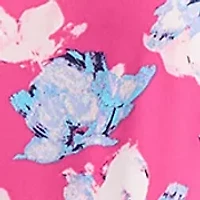 Petite Fit & Flare Dress with Shirred Skirt