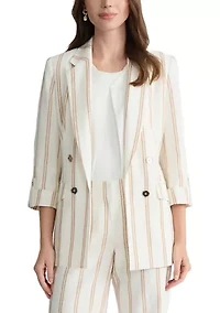 Women's Four Button Notch Collar Blazer