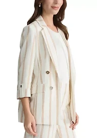 Women's Four Button Notch Collar Blazer
