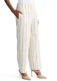 Petite Ava Fly Front Wide Leg Pants