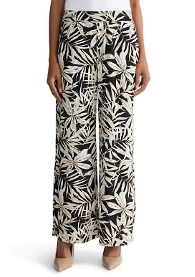 Petite Wide Leg Ankle Pants