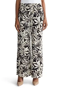 Petite Wide Leg Ankle Pants