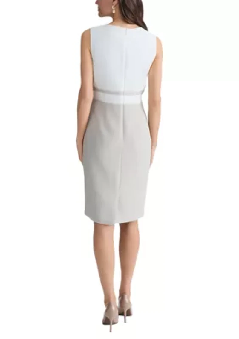 Women's Sleeveless Sheath Dress