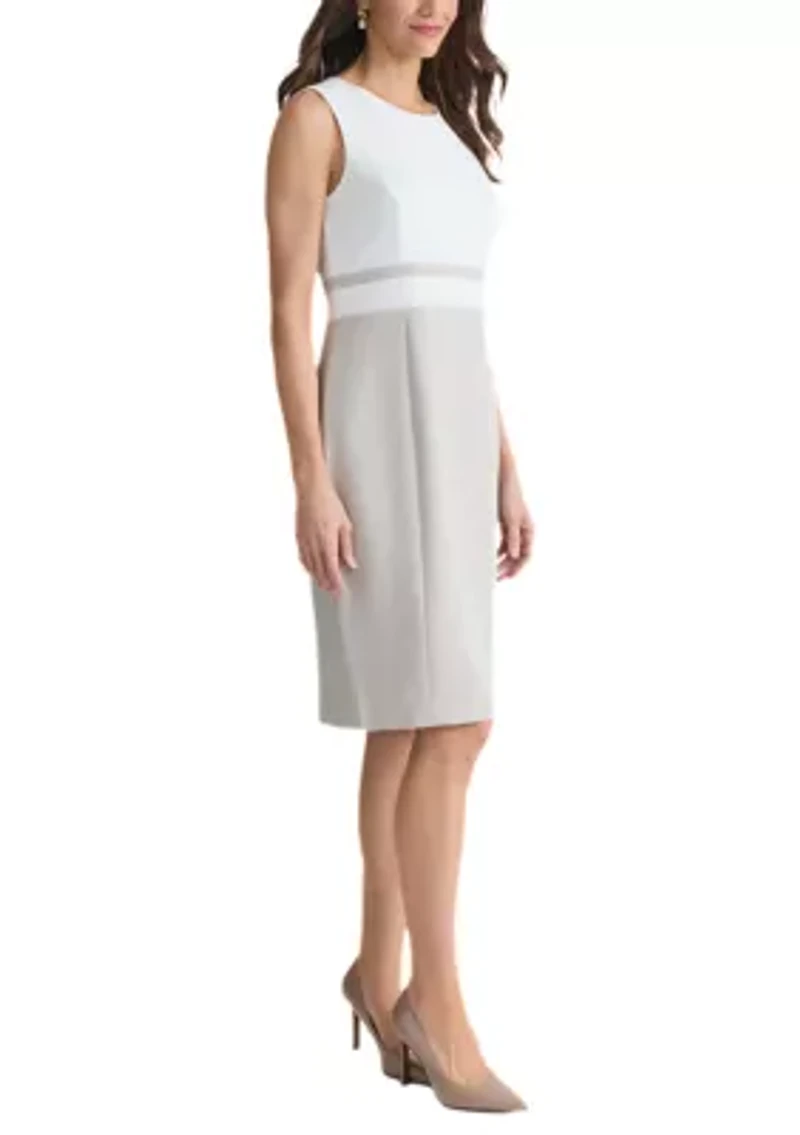 Women's Sleeveless Sheath Dress