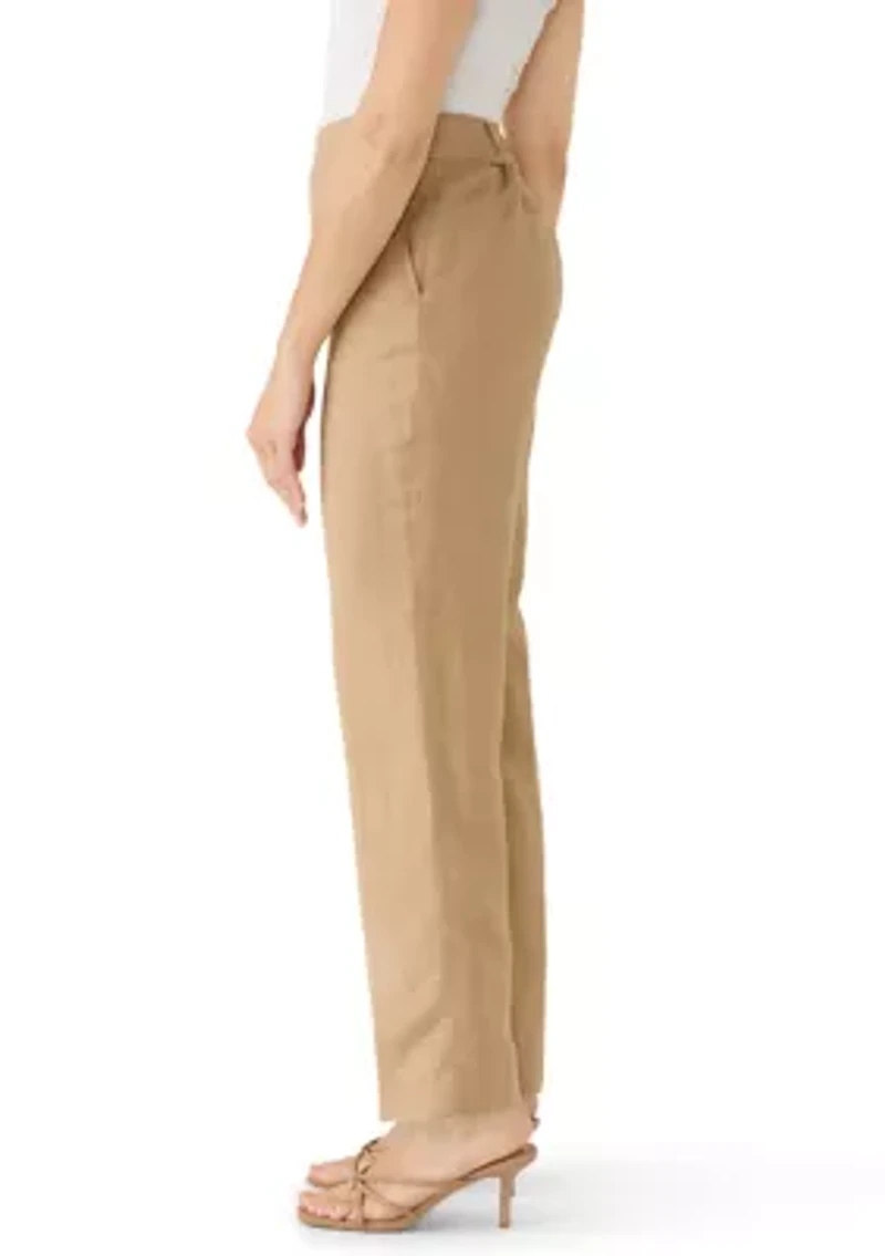 Petite Audrey Straight Ankle Pants