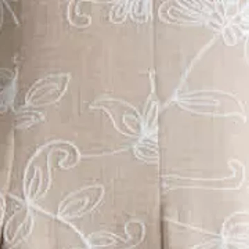 Missy Embroidered Box Pleat Dress