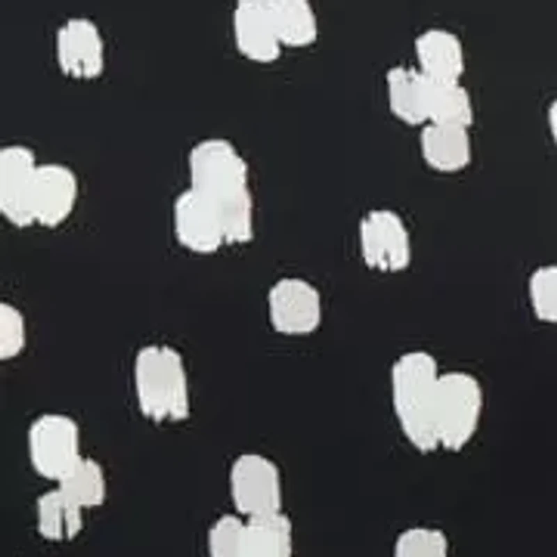 Missy Dot Print Side Tie Knit Top