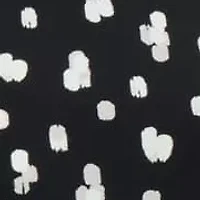 Missy Dot Print Side Tie Knit Top