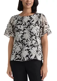 Women's Ruffle Sleeve Blouse
