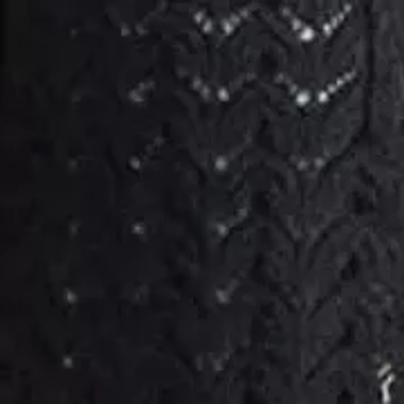 Missy Short Sleeve Texture Stitch Cardi