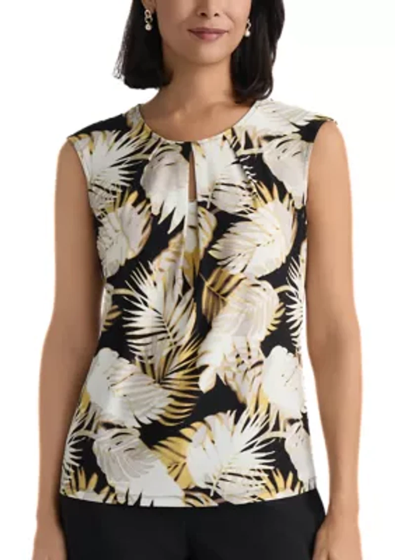 Women's Cap Sleeve Keyhole Cami