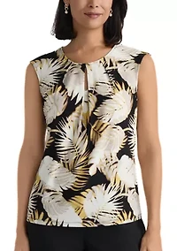 Women's Cap Sleeve Keyhole Cami
