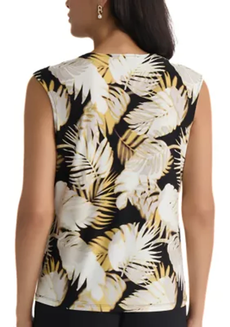 Women's Cap Sleeve Keyhole Cami