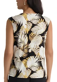 Women's Cap Sleeve Keyhole Cami