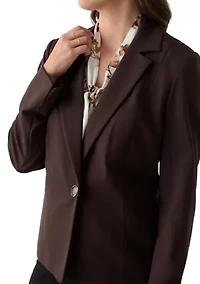 Women's Compression One Button Seamed Jacket