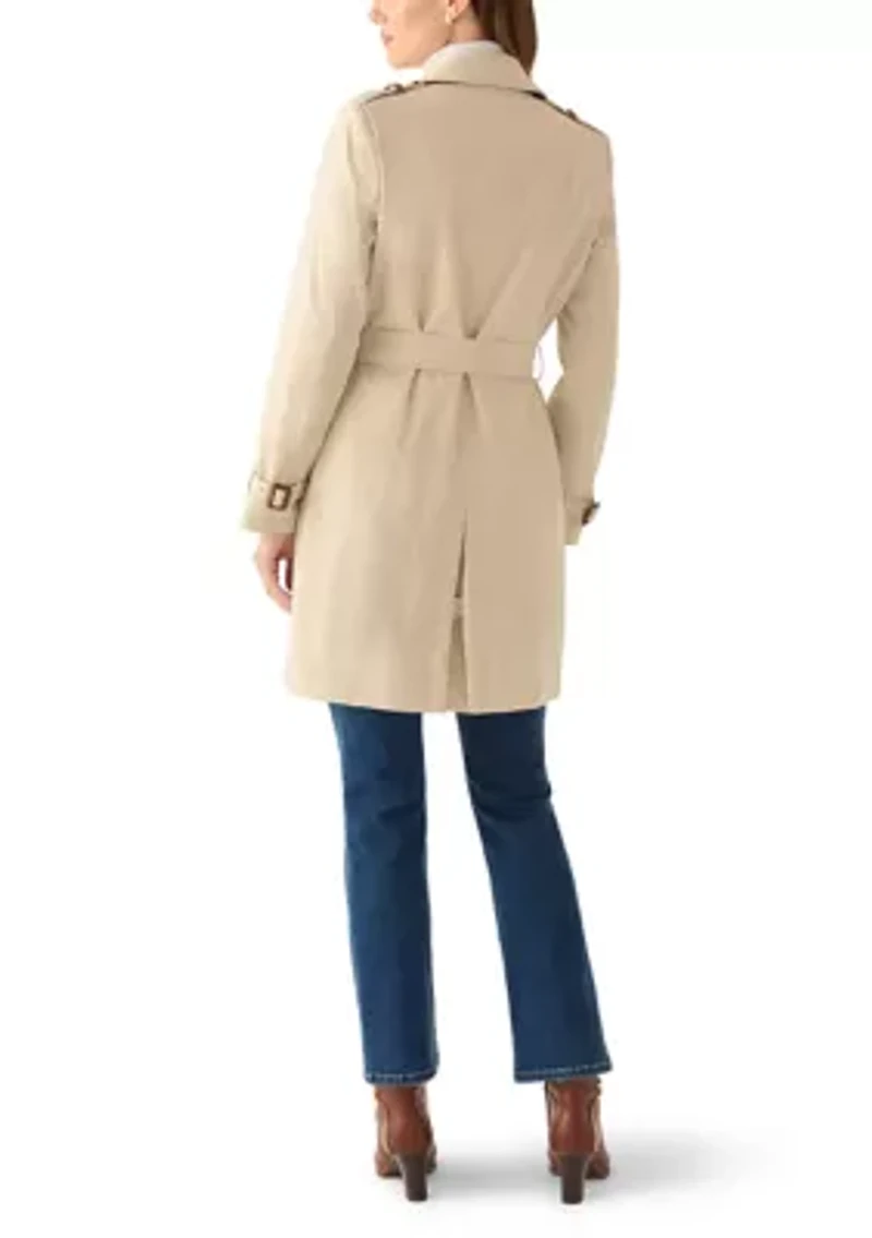 Women's Fine Twill Trench Coat
