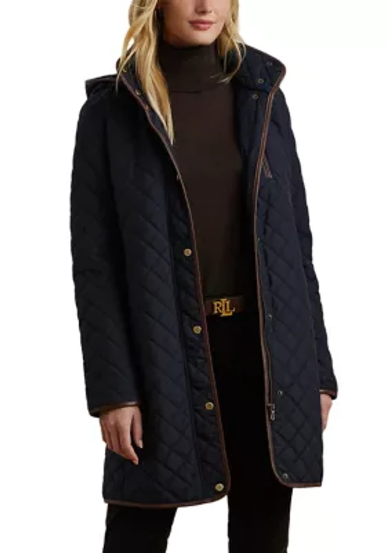 Women's Mid Length Quilted Coat