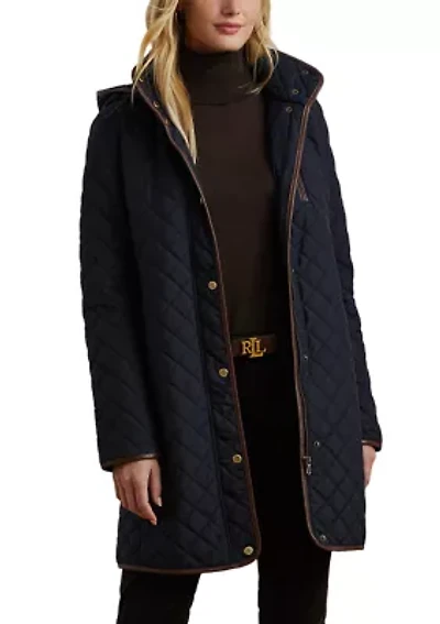 Women's Mid Length Quilted Coat