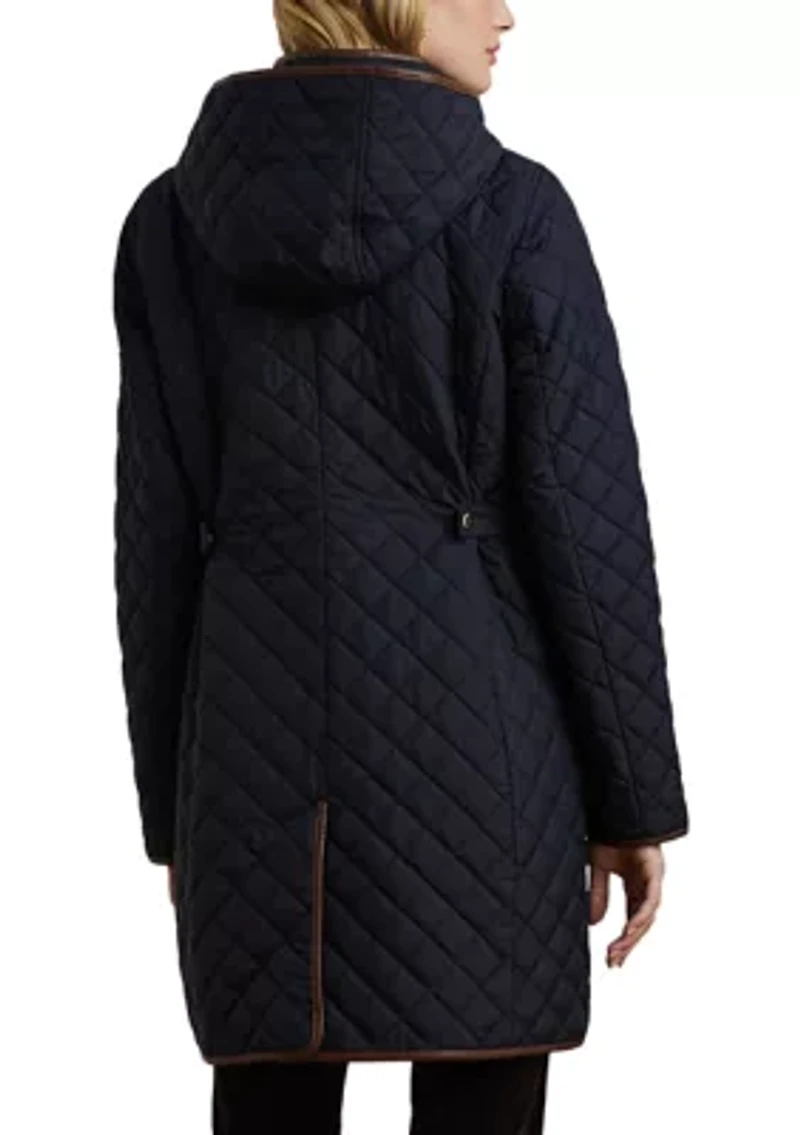Women's Mid Length Quilted Coat