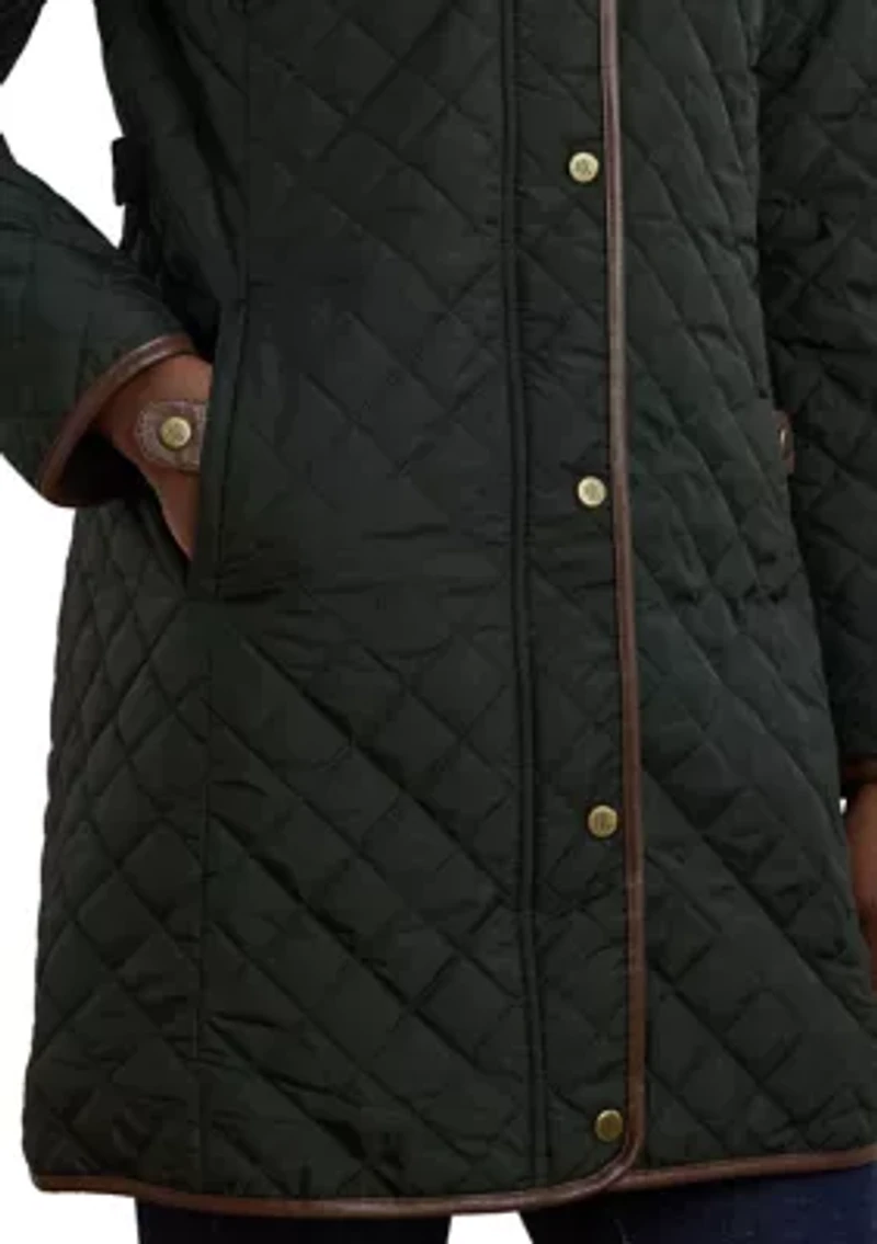 Women's Mid Length Quilted Coat