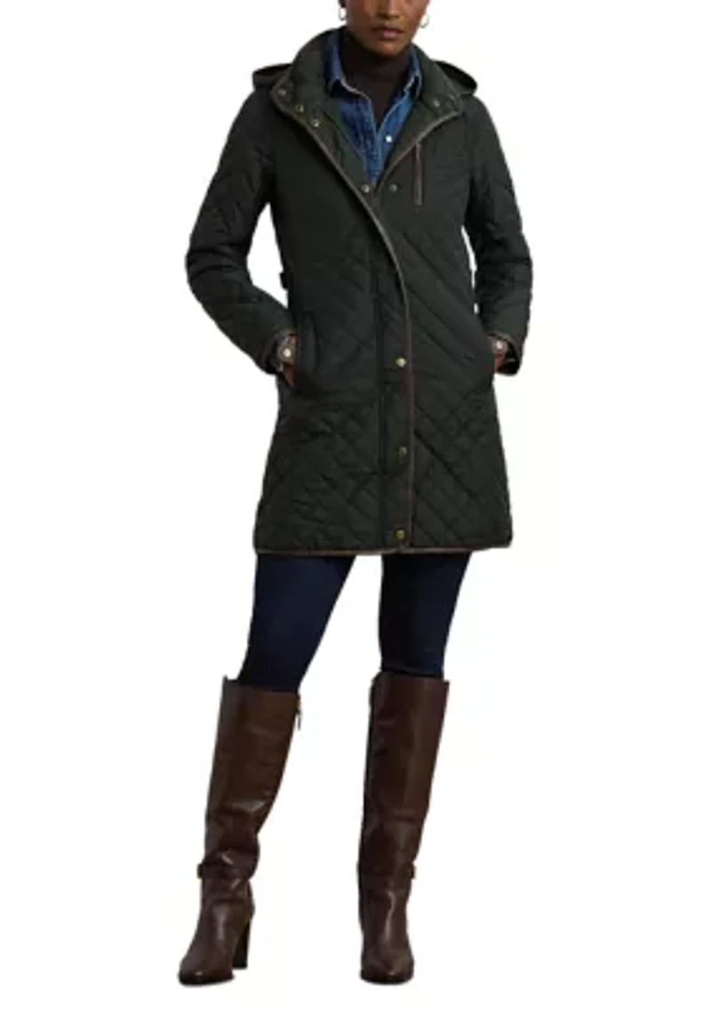 Women's Mid Length Quilted Coat
