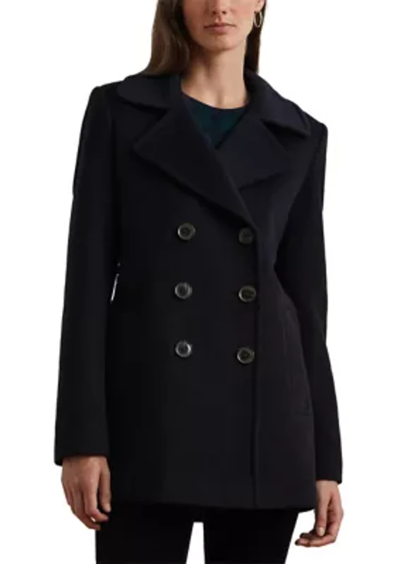 Women's Wool-Blend Peacoat