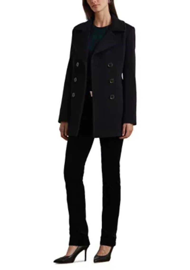 Women's Wool-Blend Peacoat
