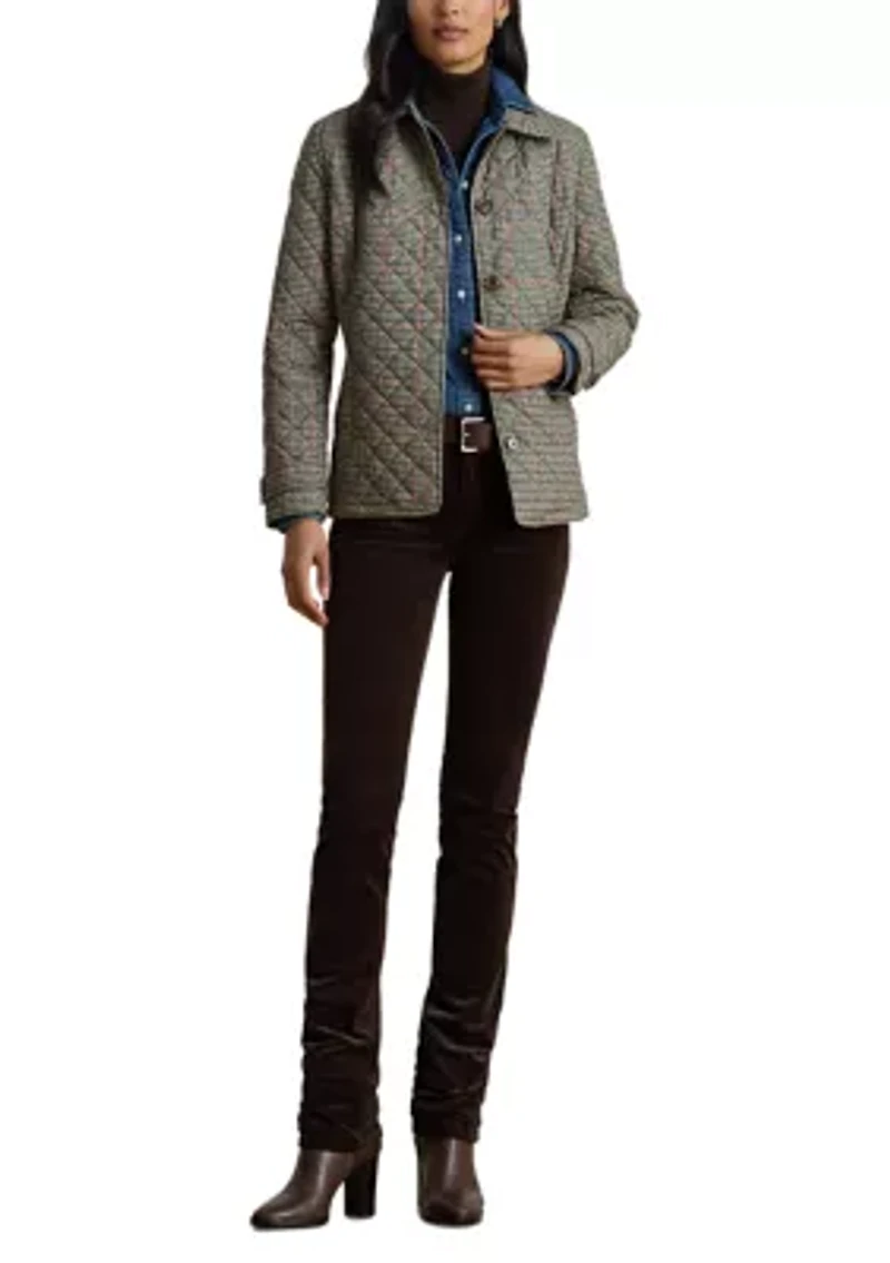 Novelty Quilted Button Jacket