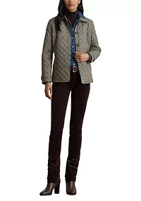 Novelty Quilted Button Jacket
