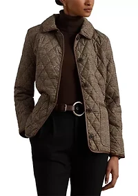 Women's Button Front Quilted Coat