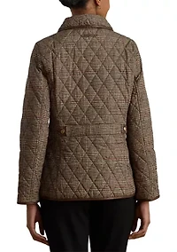 Women's Button Front Quilted Coat