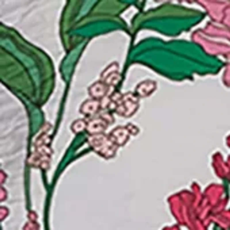 Women's Floral Belted Blouse