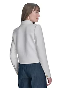 Women's Bouclé Trucker Jacket