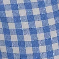 Women's One Button Gingham Blazer
