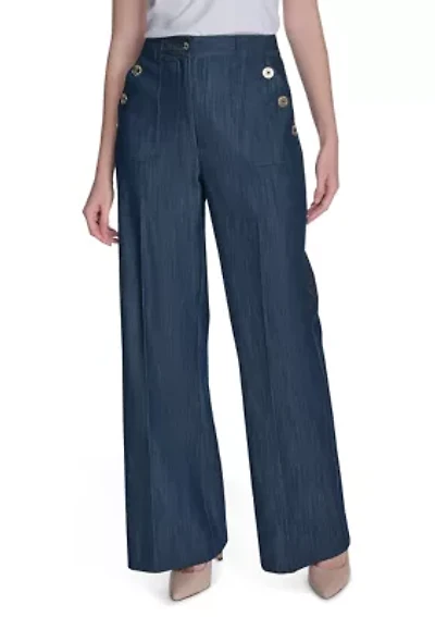 Women's Denim Sailor Pants
