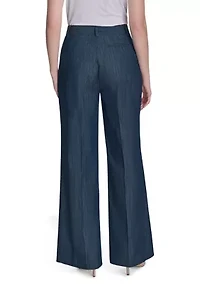 Women's Denim Sailor Pants