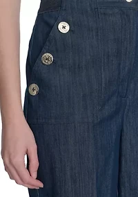 Women's Denim Sailor Pants