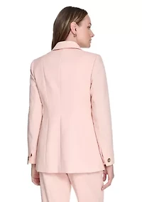 Women's Modern One Button Blazer