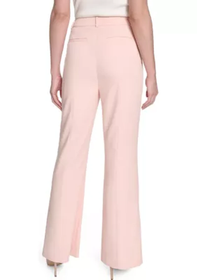 Women's Slim Fit Flare Trouser Pants