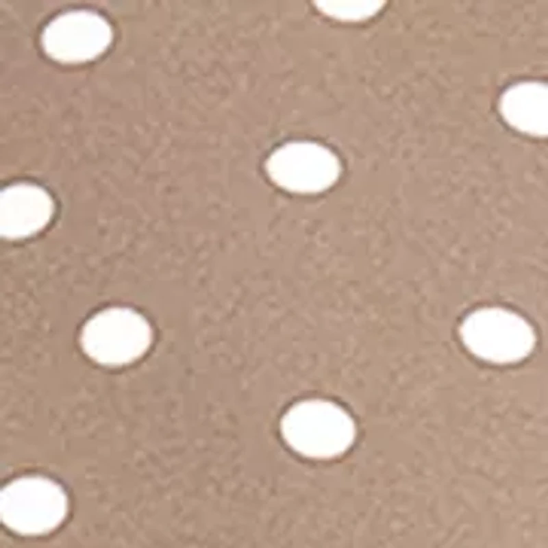 Women's Dot Short Sleeve Tie Front Blouse